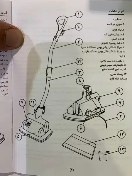 بخارشوی ایستاده پارس خزر مدل T-Rex - Image 21