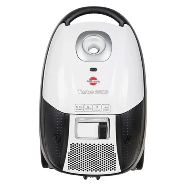 جارو برقی پارس خزر مدل Turbo 2000 باپشت زمینه سفید
