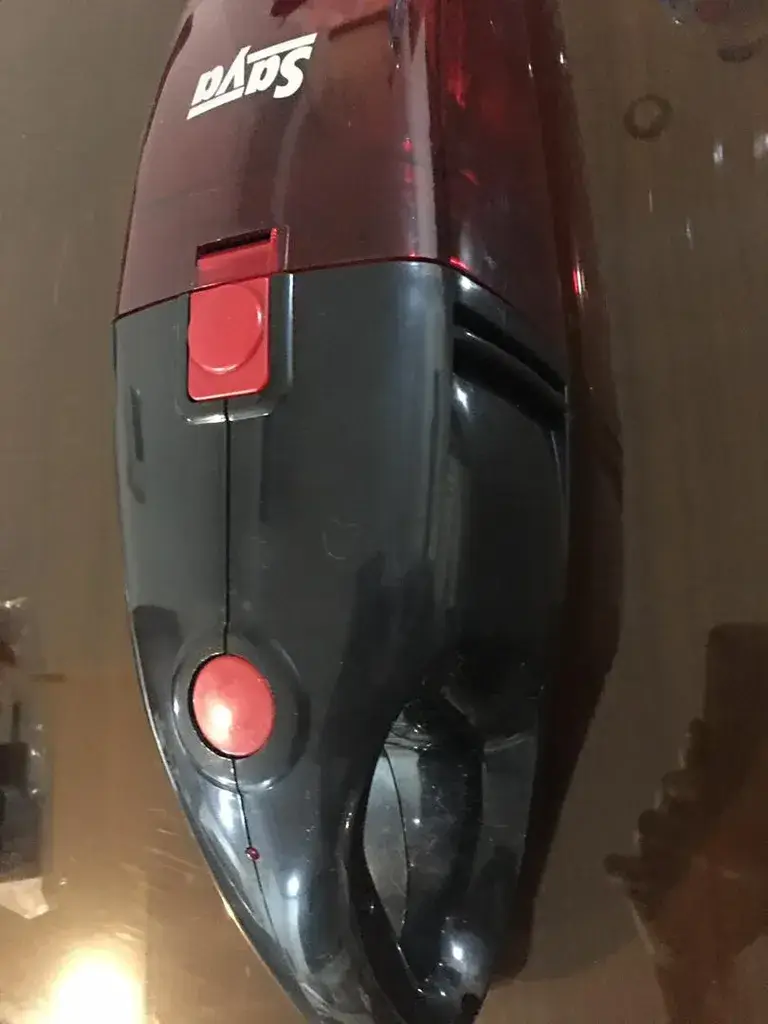 جارو شارژی دستی سایا مدل توربو Turbo رنگ قرمز مشکی
