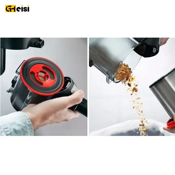 تخلیه مخزن جارو شارژی عصایی بوش مدل BCS71PETGB