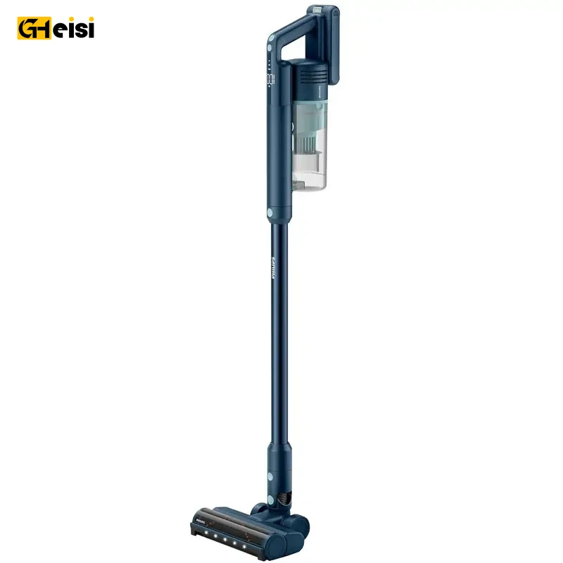 جاروشارژی عصایی فیلیپس مدل XC5041 سرمه ای رنگ در حالت ایستاده بدون پایه
