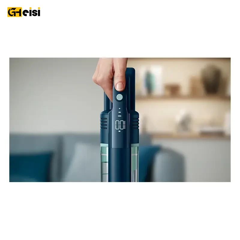 صفحه نمایشگر روی دستگیره جاروشارژی عصایی فیلیپس مدل XC5041