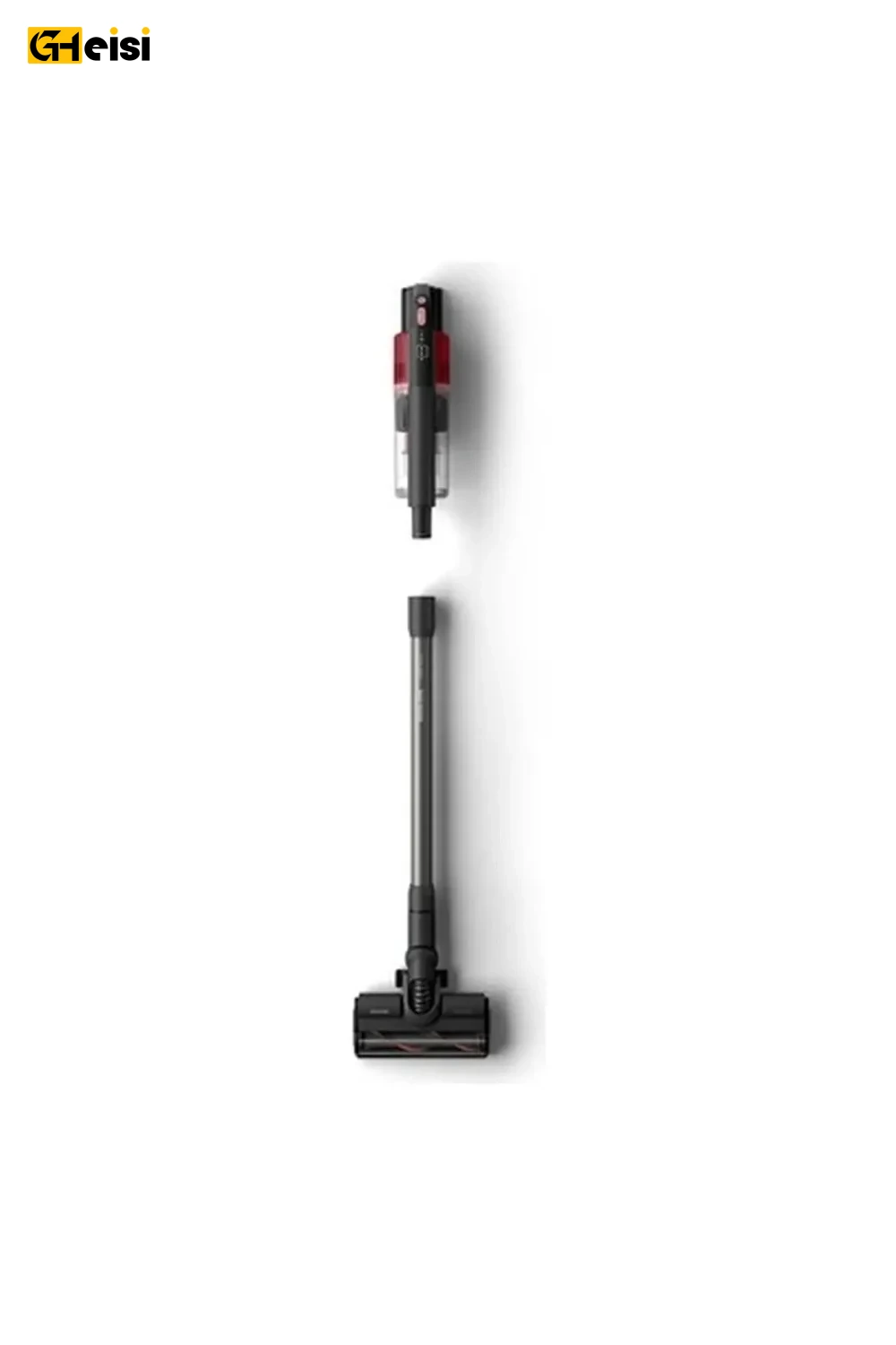 نمایش قسمت دستی جدا شده جارو شارژی عصایی فیلیپس مدل XC6552/01