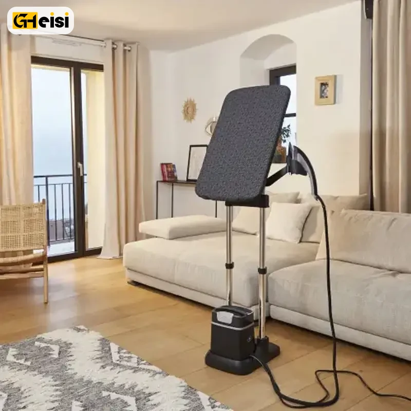 اتو بخارگر 2980 وات تفال مدل QT1510 G0 در یک خانه مدرن جلوی مبل کرم